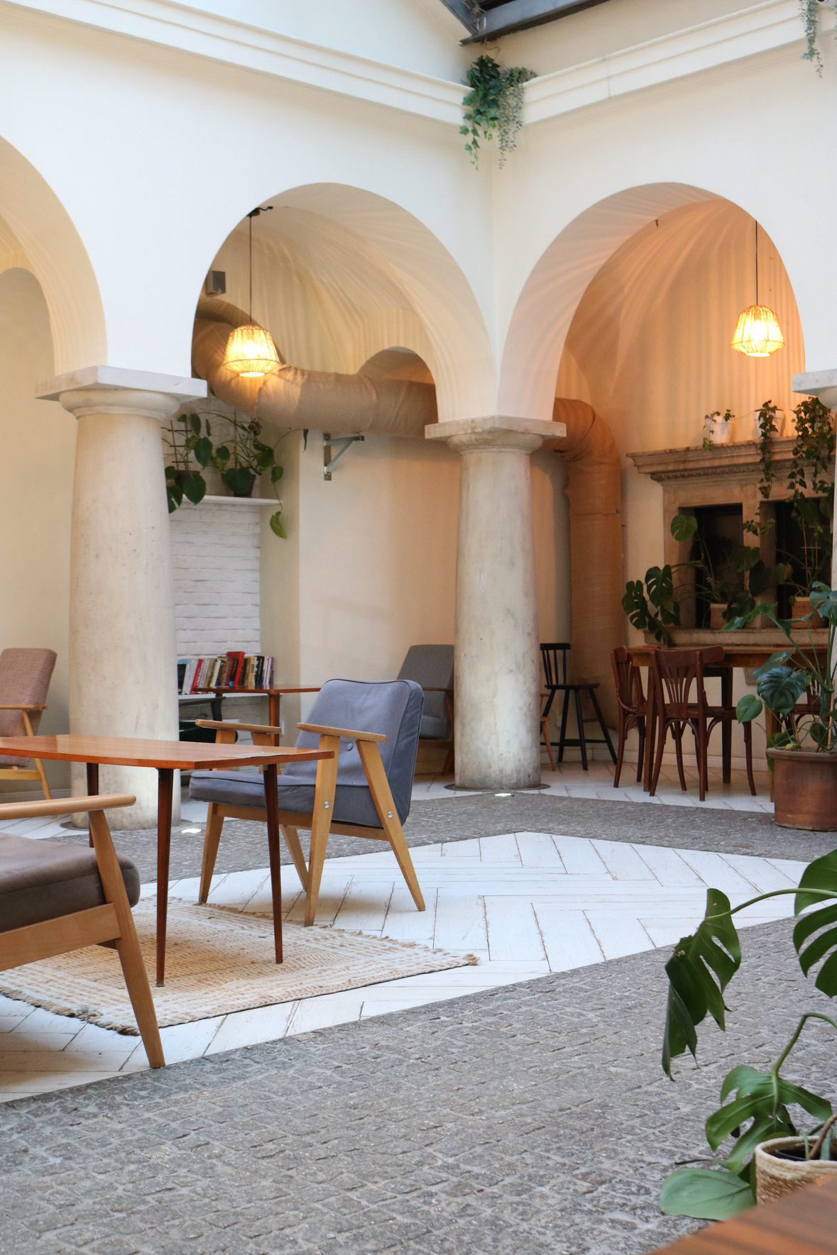 Wnętrze Kawiarni Patio